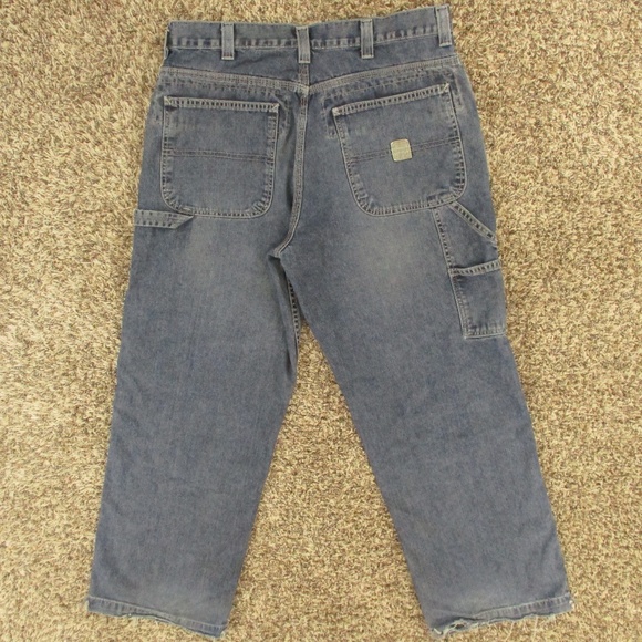 Abercrombie & Fitch‎ Vintage Y2K Jeans Men's 34x31 Carpenter Relaxed Loose Denim - Picture 2 of 12